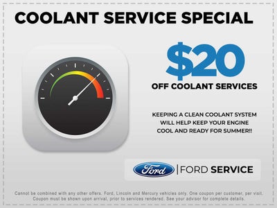 Coolant Service Special